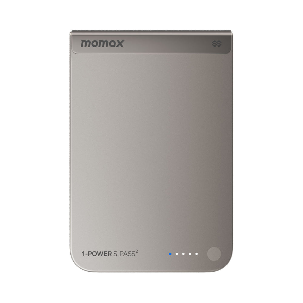 Momax 1-Power S.Pass² 10000mAh Semi SSB Magnetic Wireless Battery Pack 25W