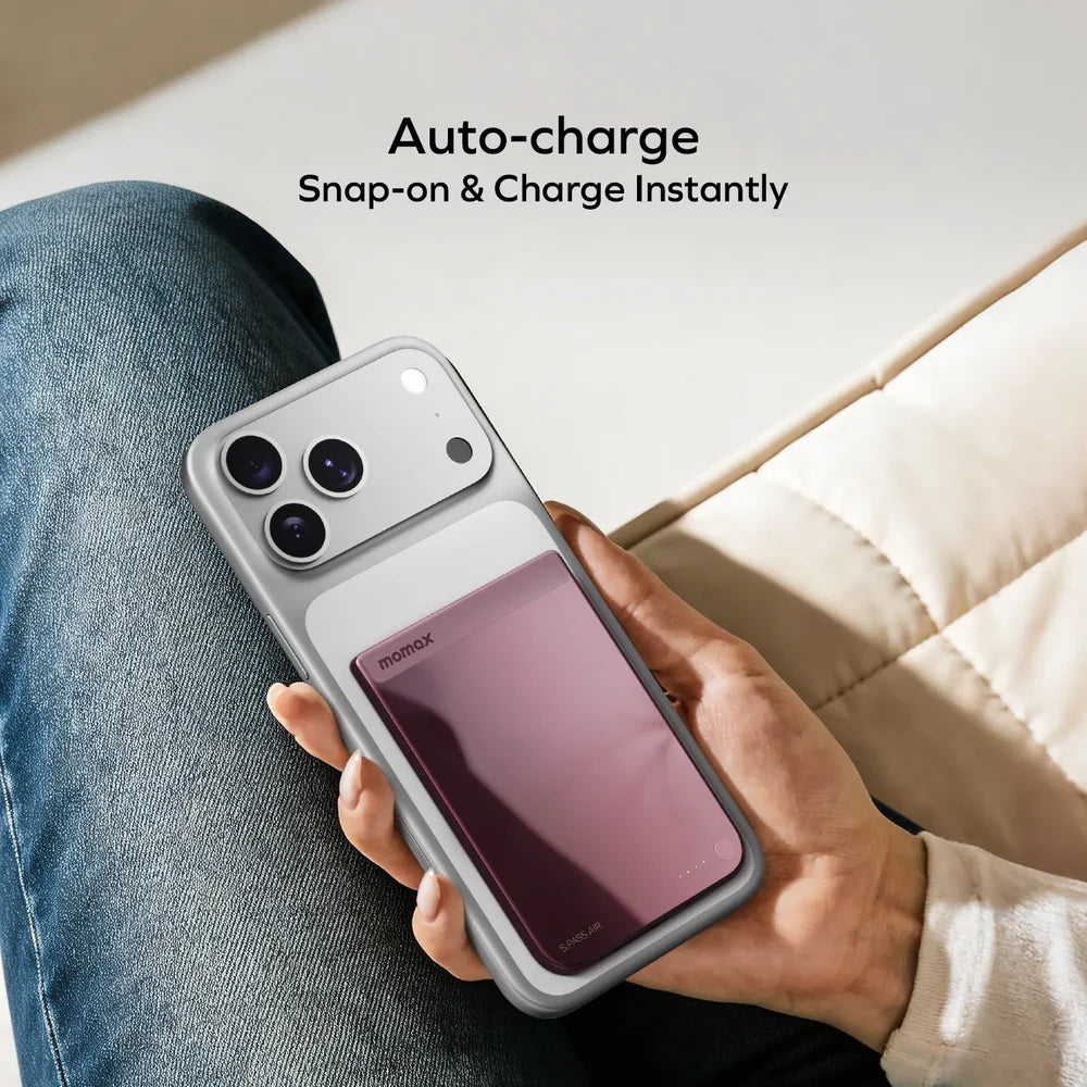 Momax 1-Power S.Pass Air 5000mAh Magnetic Wireless Battery Pack