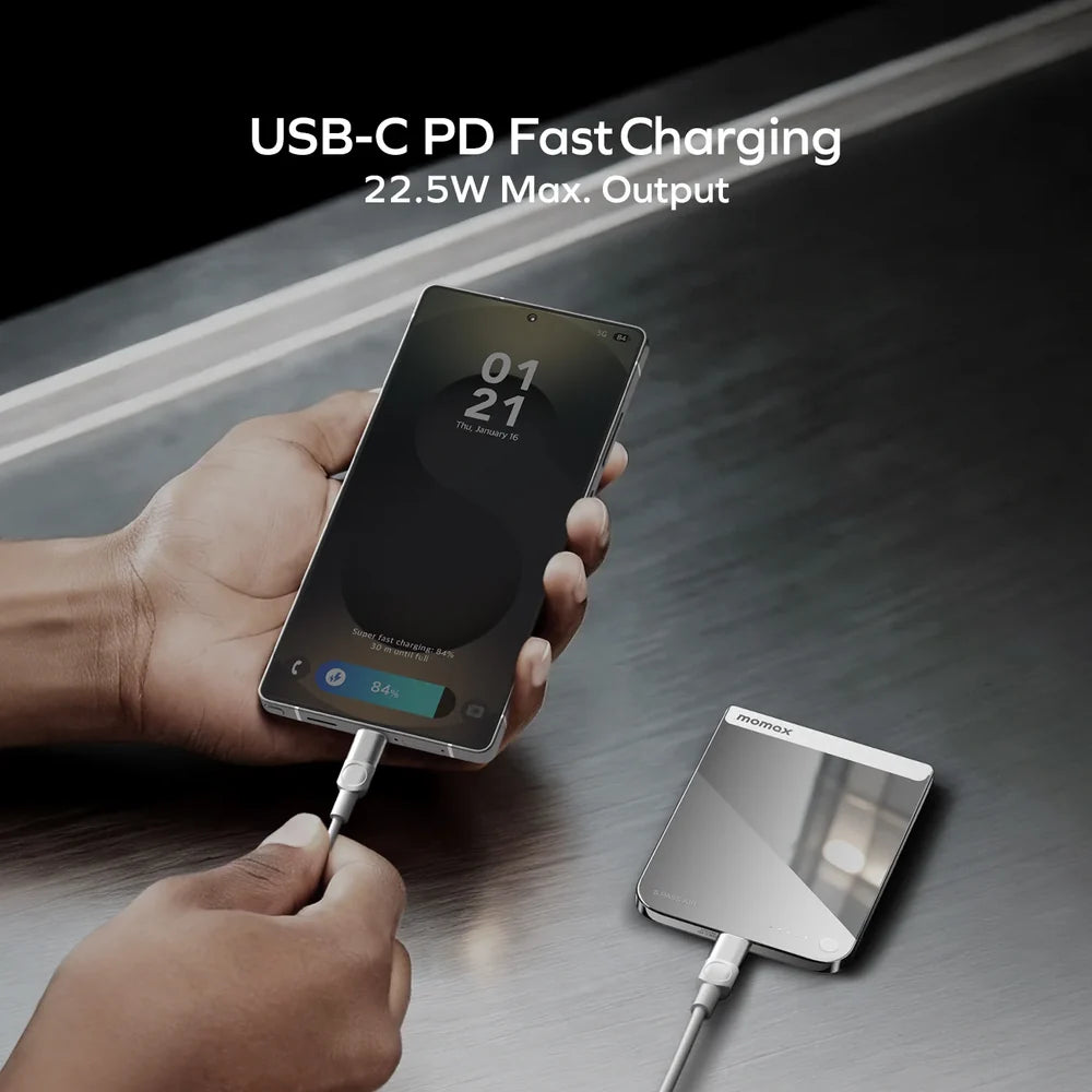 Momax 1-Power S.Pass Air 5000mAh Magnetic Wireless Battery Pack