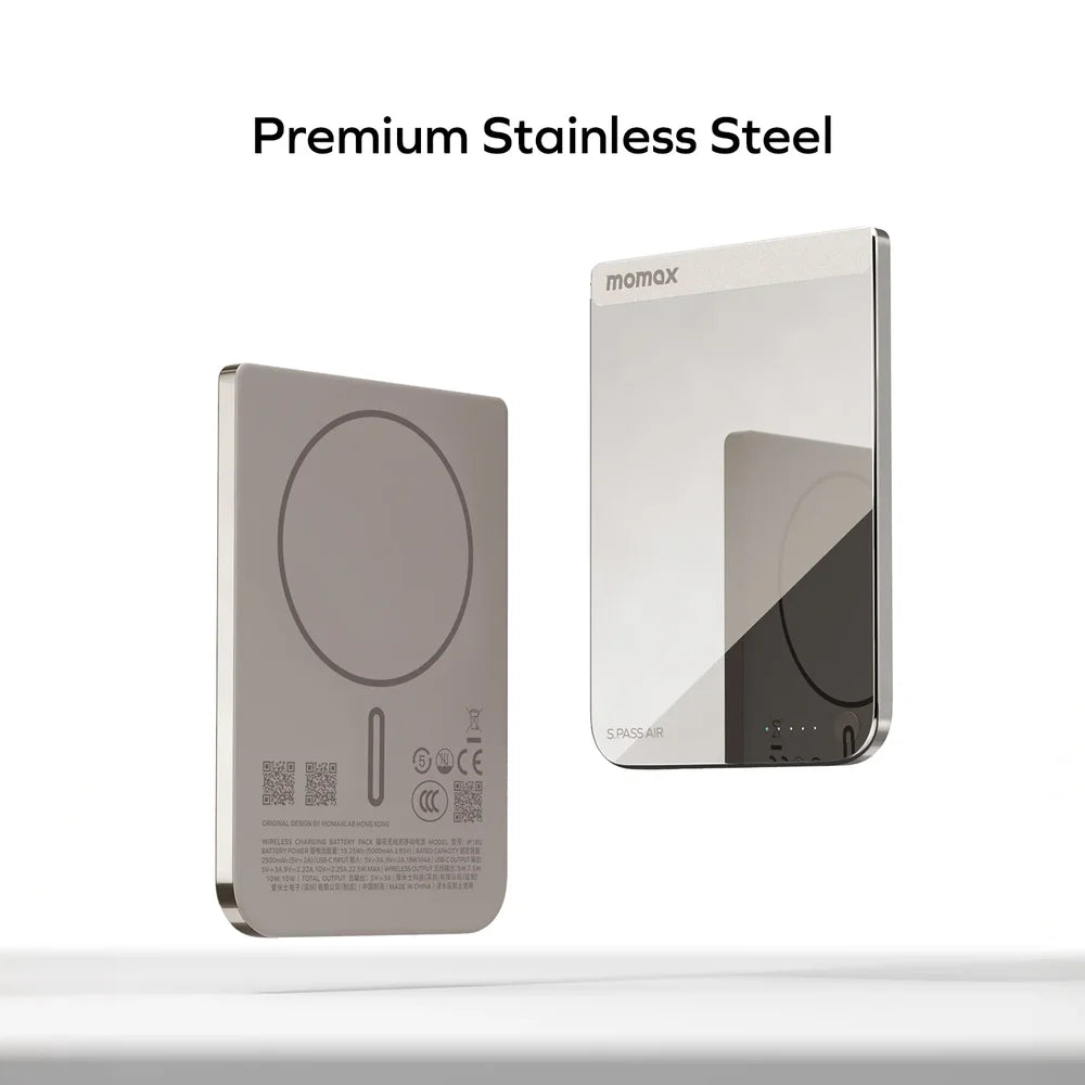Momax 1-Power S.Pass Air 5000mAh Magnetic Wireless Battery Pack
