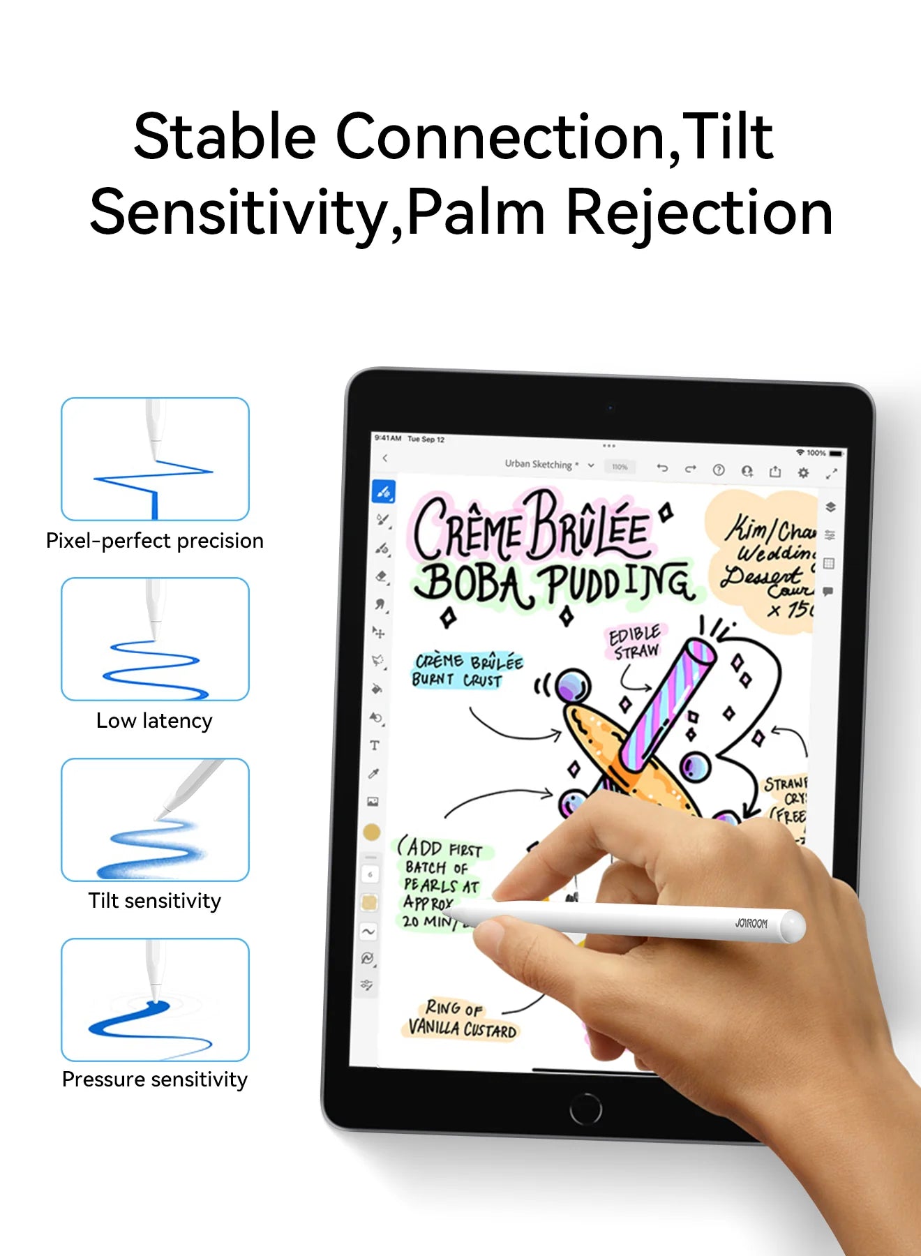 JOYROOM JR-X15 Fast Charge Stylus Pen for Tablets B2B