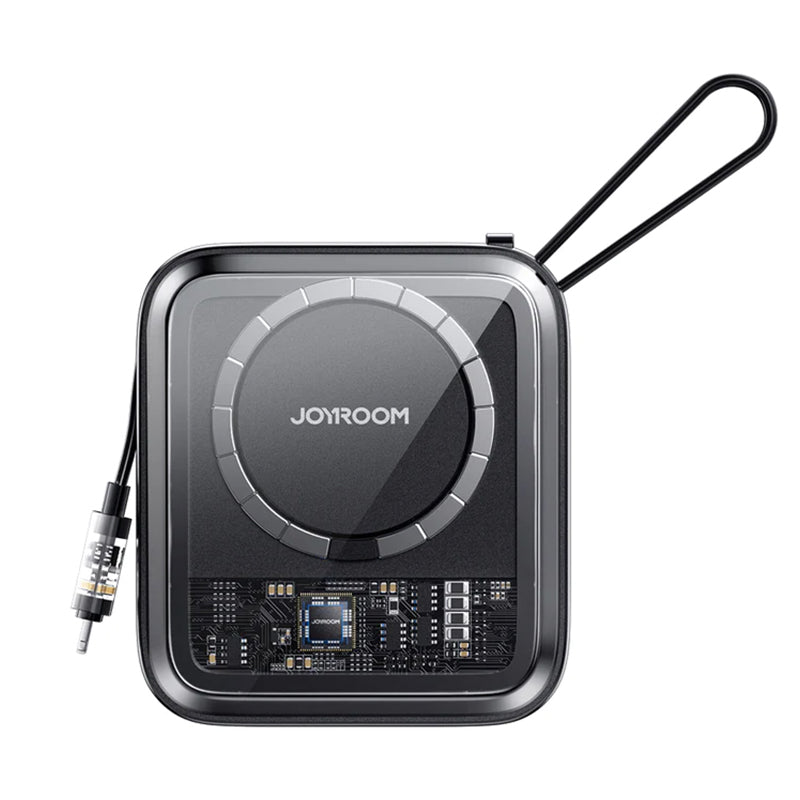 JOYROOM JR-L006007 IcySeries 22.5W Magnetic Wireless Power Bank 10000mAh  built in Type cLightning Cable
