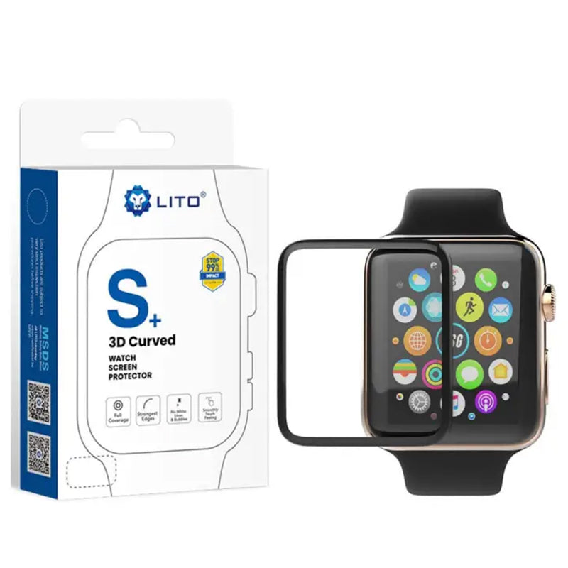Lito S+ 3D Curved Screen Protector For Apple Watch