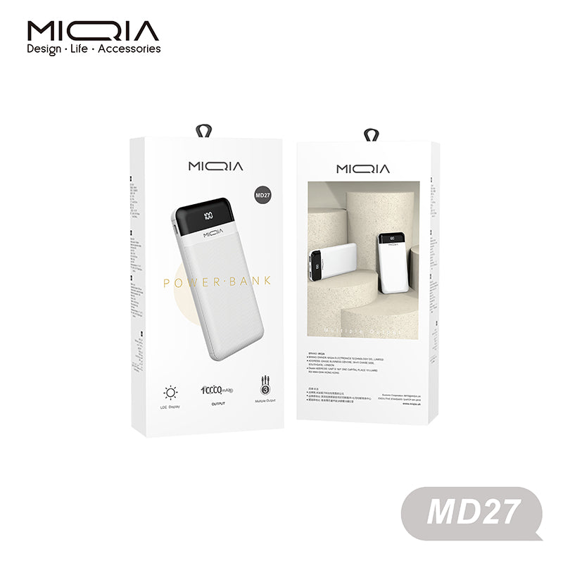 MIQIA MD27-W Power Bank 10000mAh White