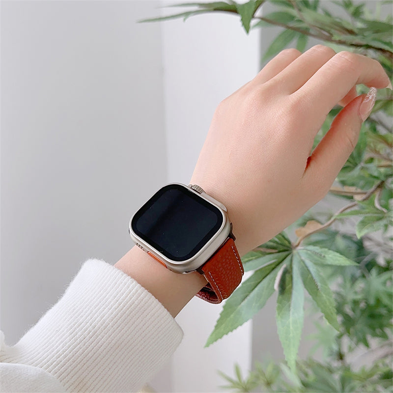 Magnetic Leather For Apple Watch Band