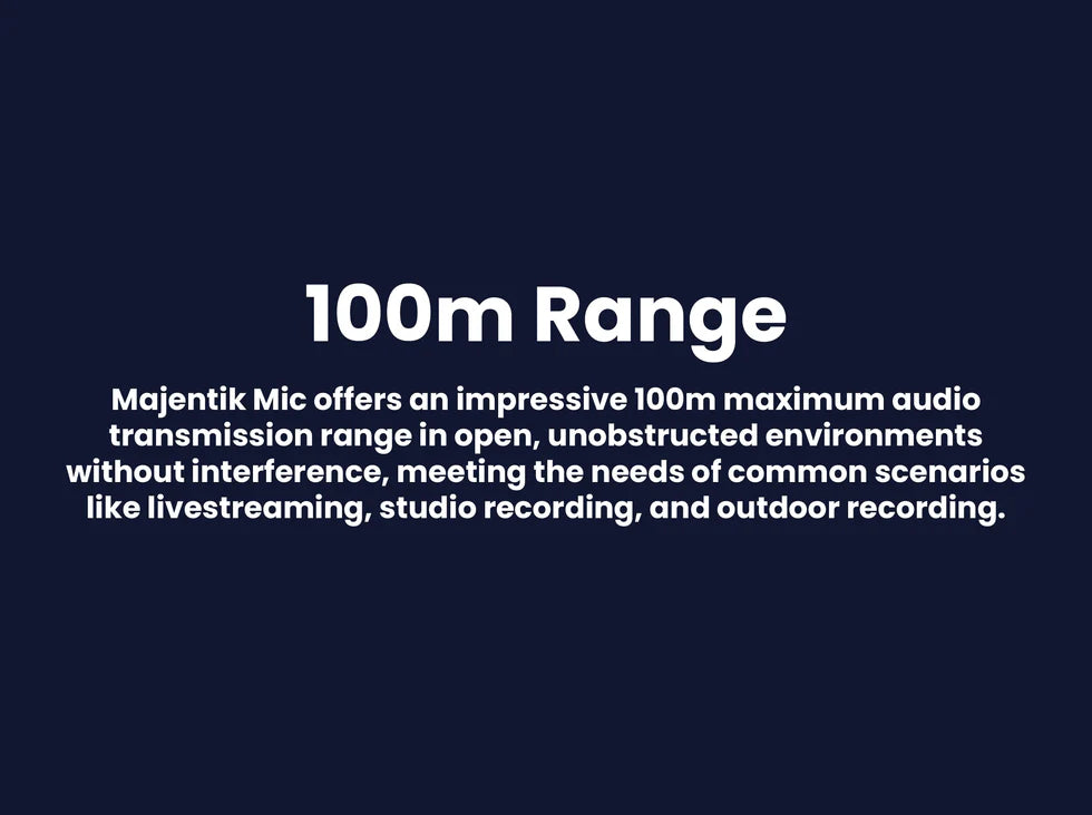 MAJENTIK MM-001 2-in-1 Magnetic Wireless Microphone