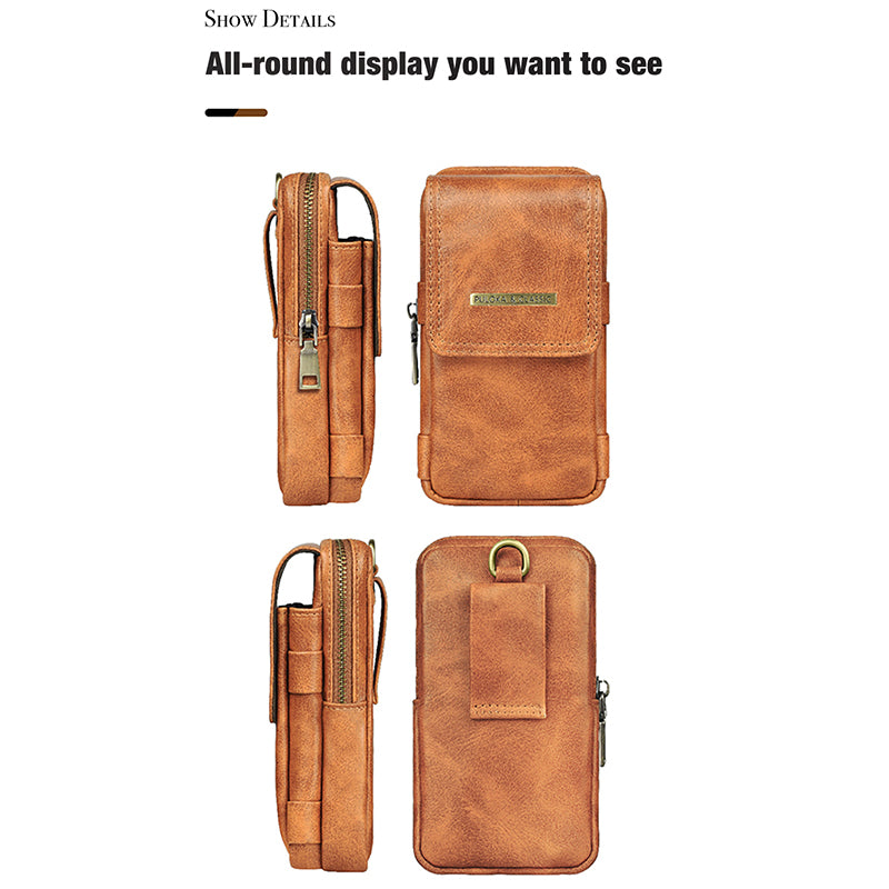 PULOKA Multi-Function Mobile Phone Waist Bag Pouch