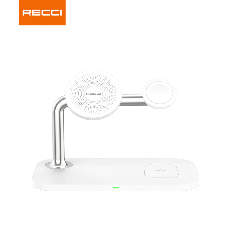 Recci RCW-20 3 In 1 Magnetic Wireless Charger