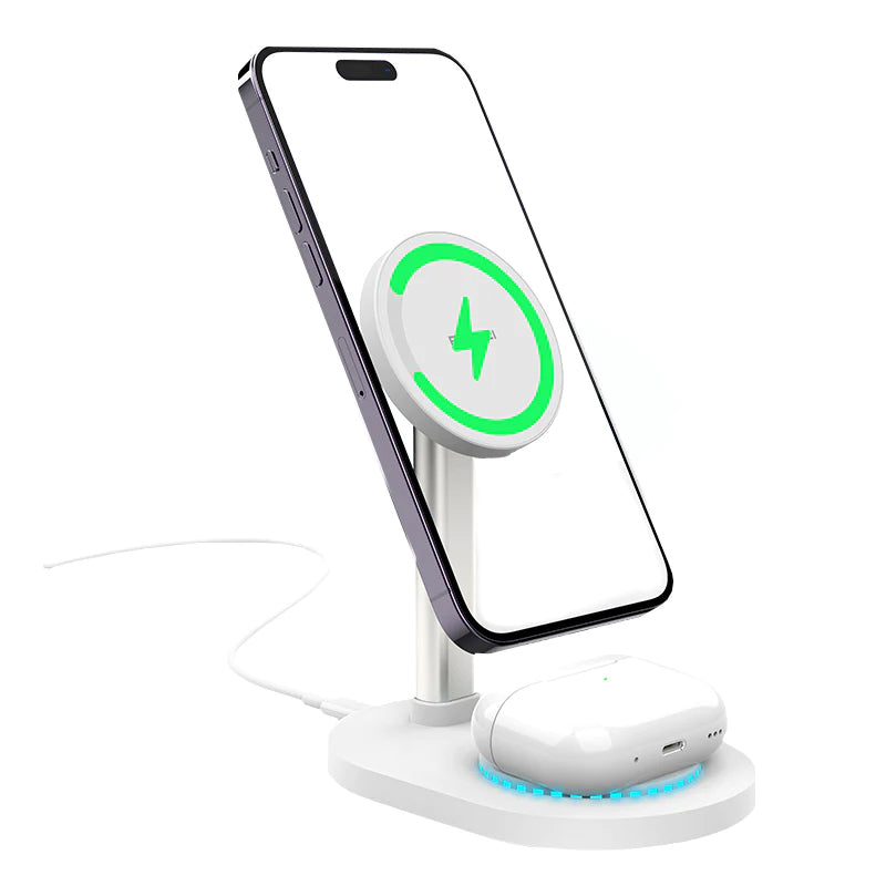 Recci RCW-32 2 in 1 Wireless charger with holder