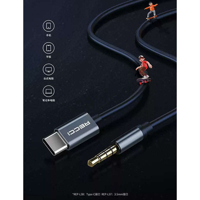 Recci REP-L37 / L38 Metal Wired Earphone