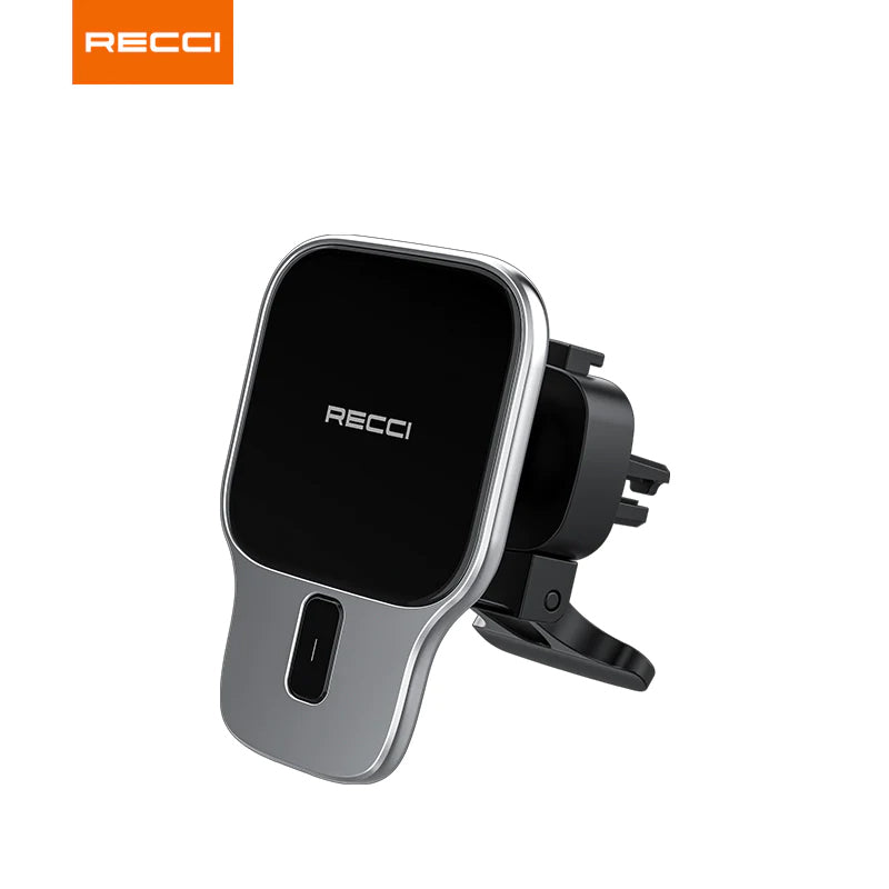 Recci RHO-C15 Wireless Car Charger 15 Watt, with Magnetic Mobile Car Holder