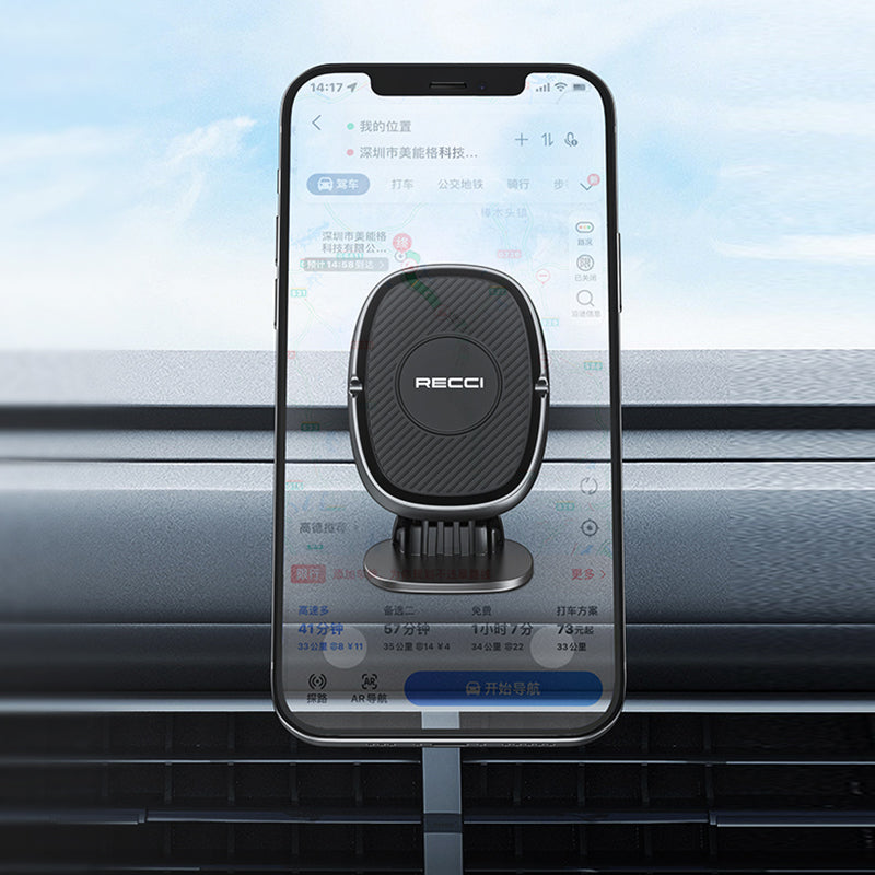 Recci rho-c18 Dashboard Vertical Magnetic Car Phone Holder 360°Rotation Bracket Mount
