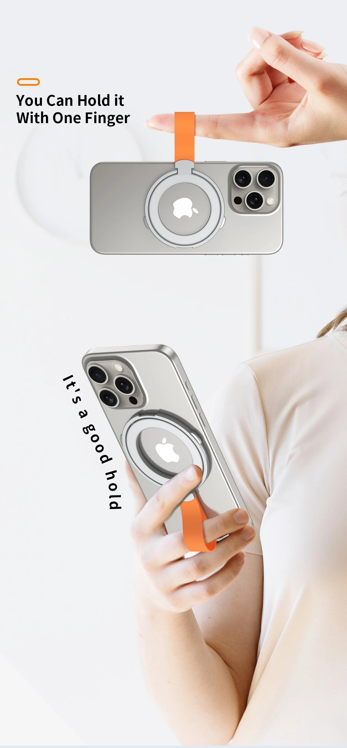 Magnetic Phone Ring Holder