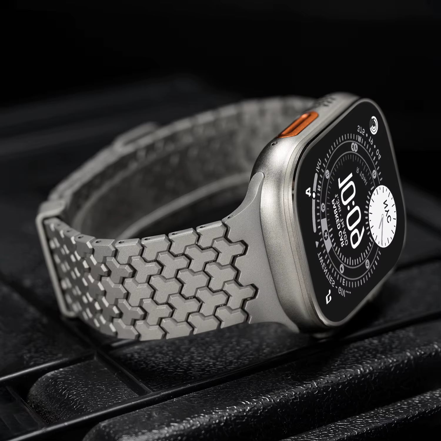 Luxury Stainless Steel Watch Band for Apple Watch Full Series with Magnetic Clasp Metal Watch Strap