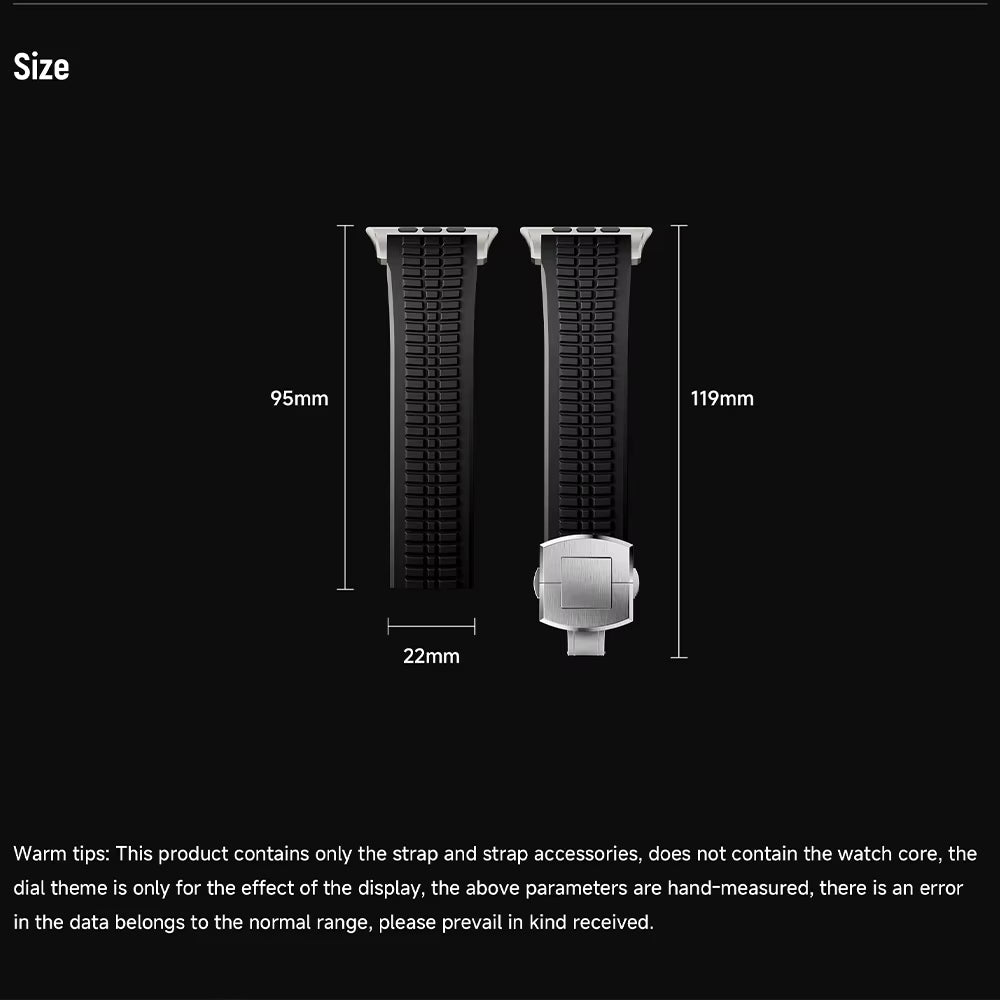 Sports Fluororubber Band for Apple watch