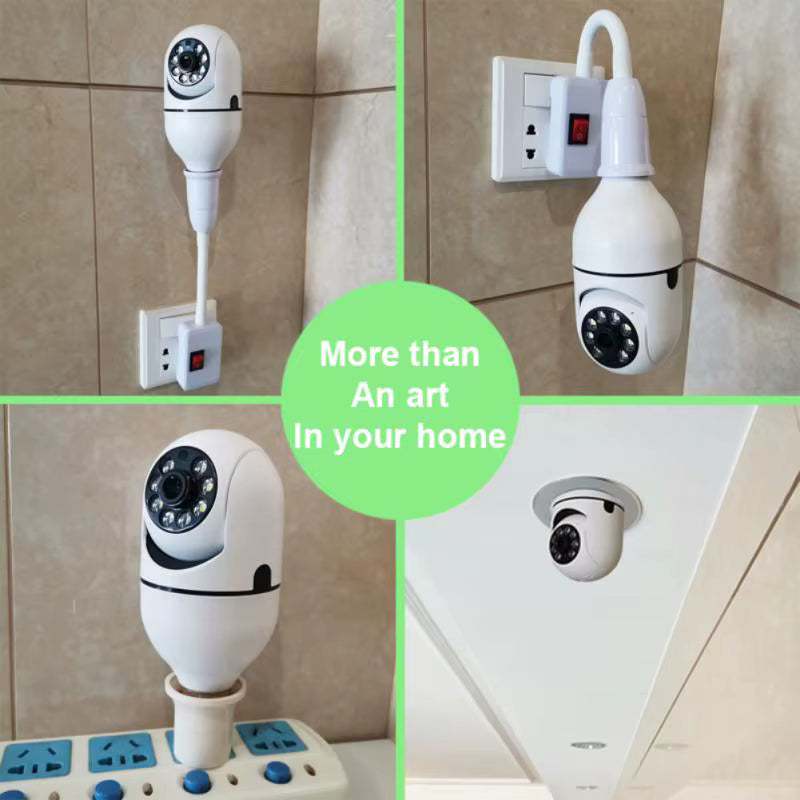 WIFI Smart Bulb Security Camera V380