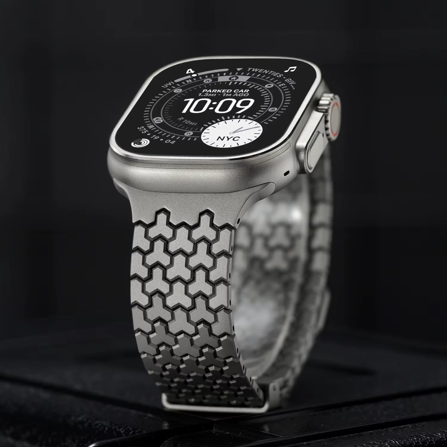 Luxury Stainless Steel Watch Band for Apple Watch Full Series with Magnetic Clasp Metal Watch Strap