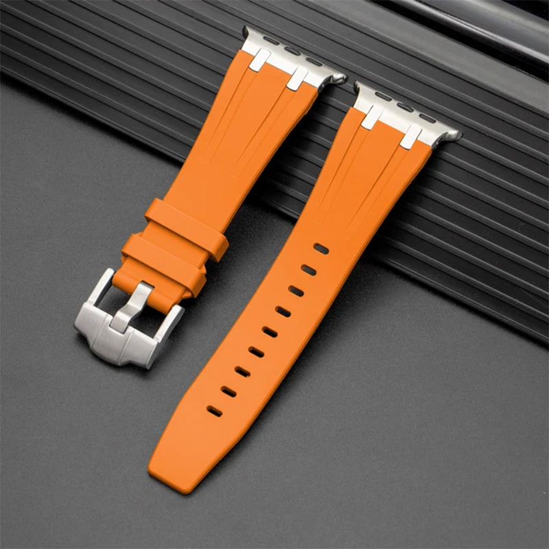 Soft silicone Apple Watch band