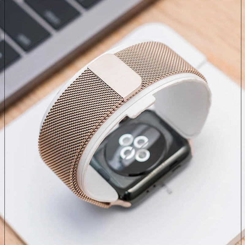 Stainless Steel Magnetic Apple Watch Strap Band