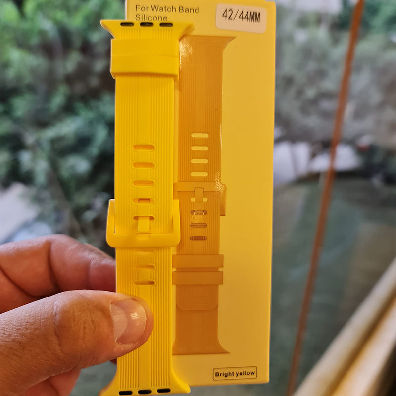 Striped Silicone Band for Apple Watch