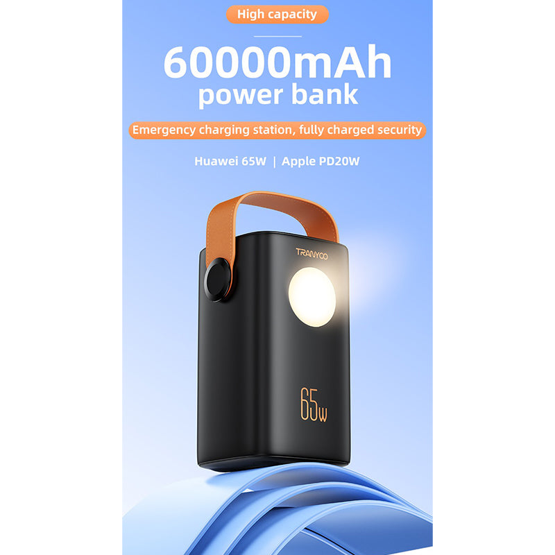 Tranyoo TF23 60000mAh 65W Super Fast Charging Power bank