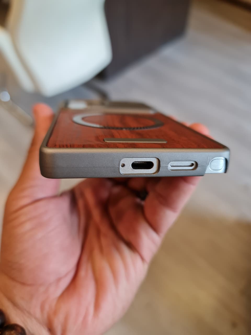 Elegant wooden case For Samsung