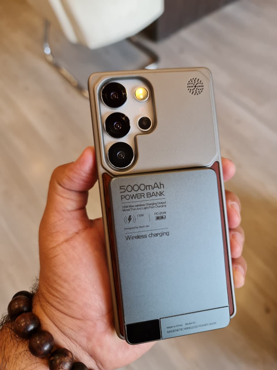 Elegant wooden case For Samsung