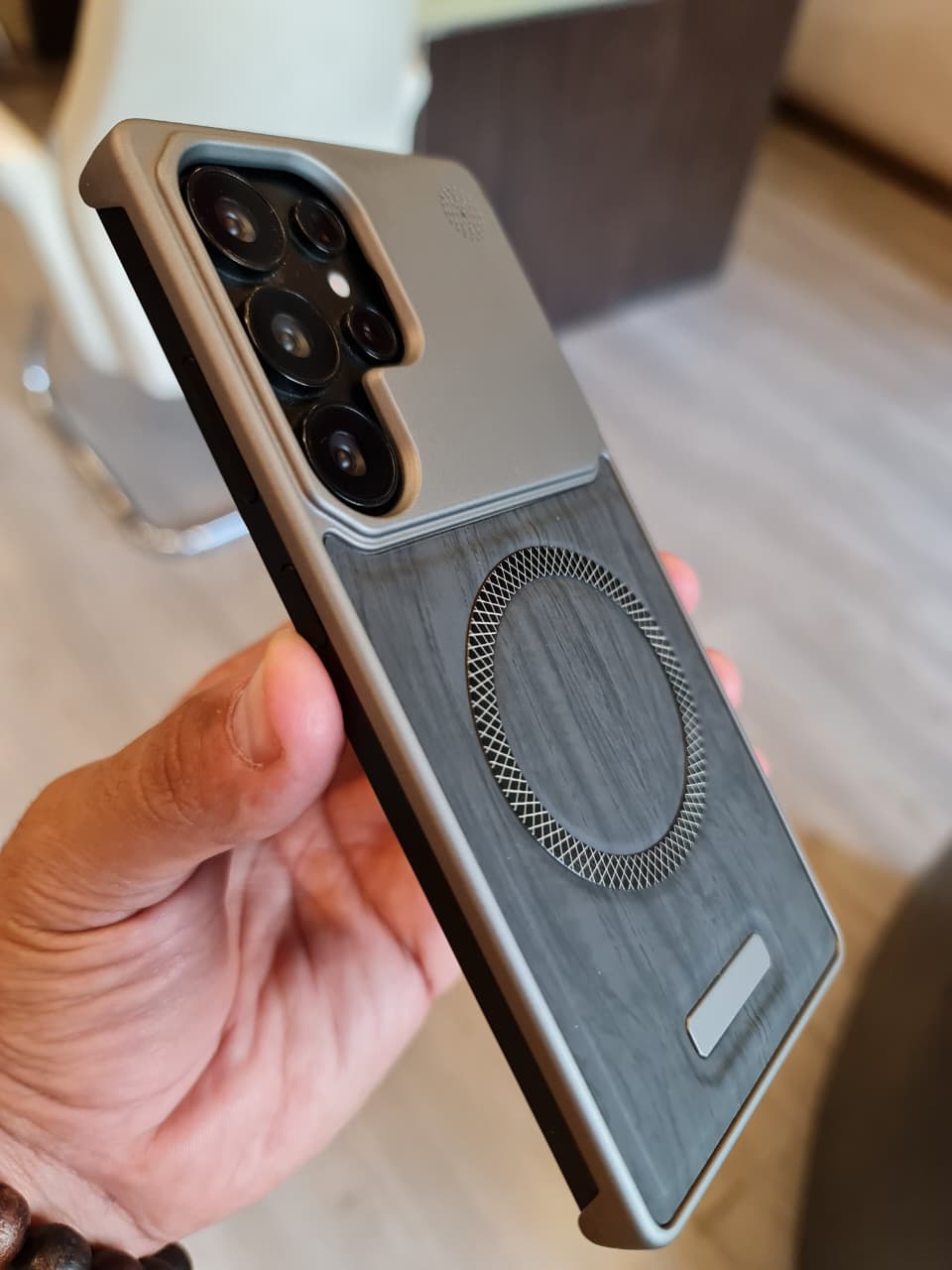 Elegant wooden case For Samsung