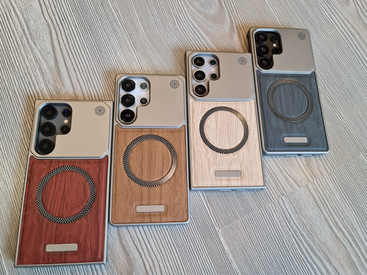 Elegant wooden case For Samsung