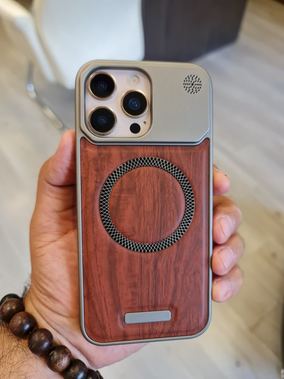 Elegant wooden case For iPhone