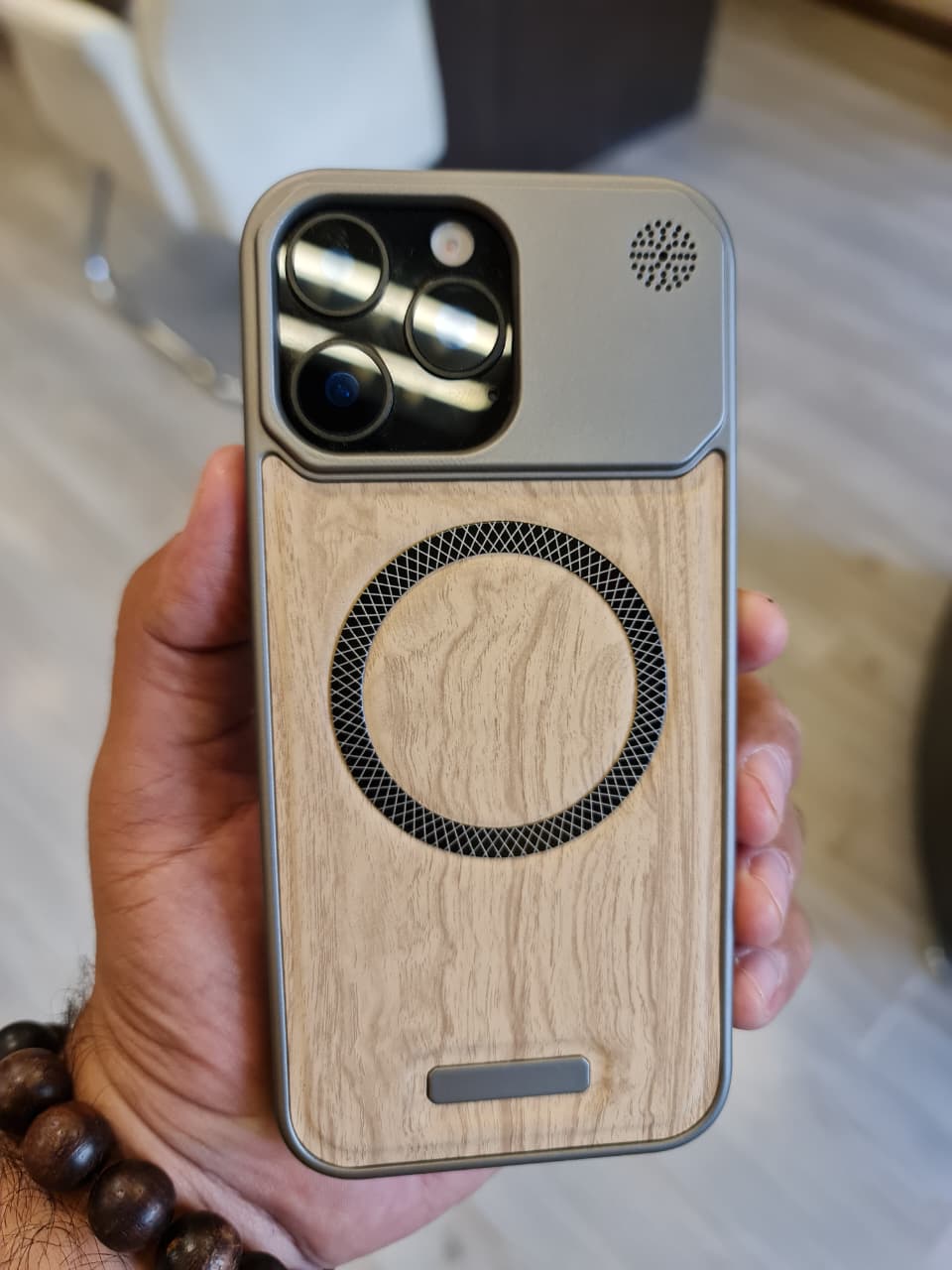 Elegant wooden case For iPhone