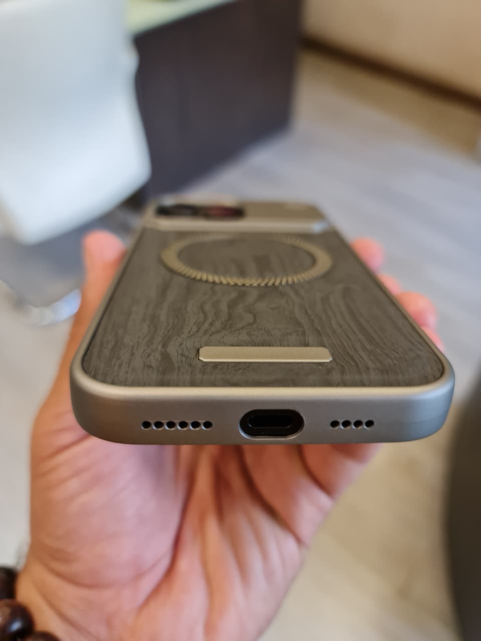 Elegant wooden case For iPhone