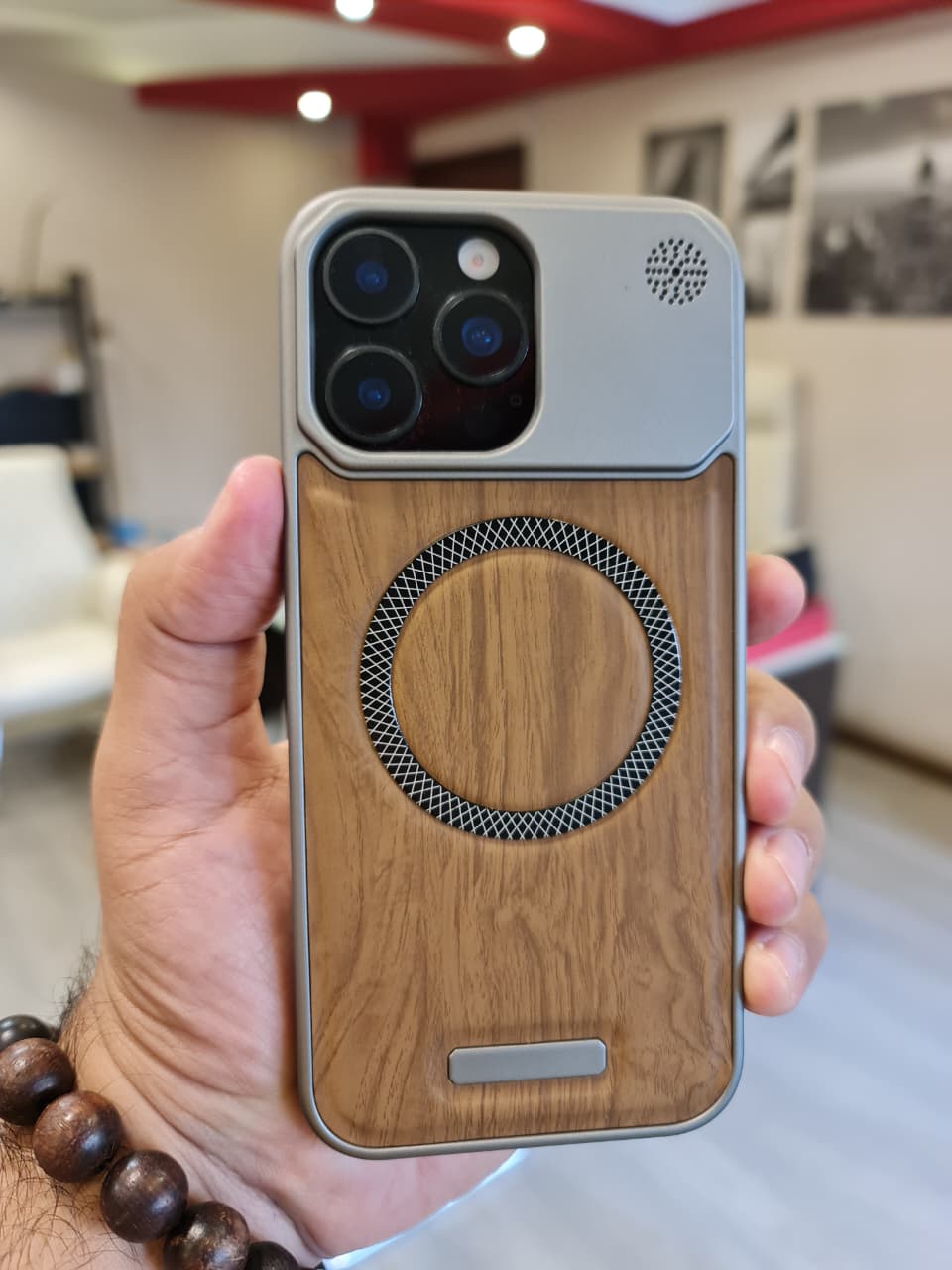 Elegant wooden case For iPhone