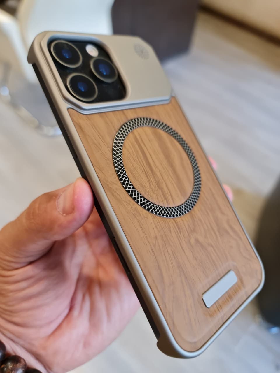Elegant wooden case For iPhone