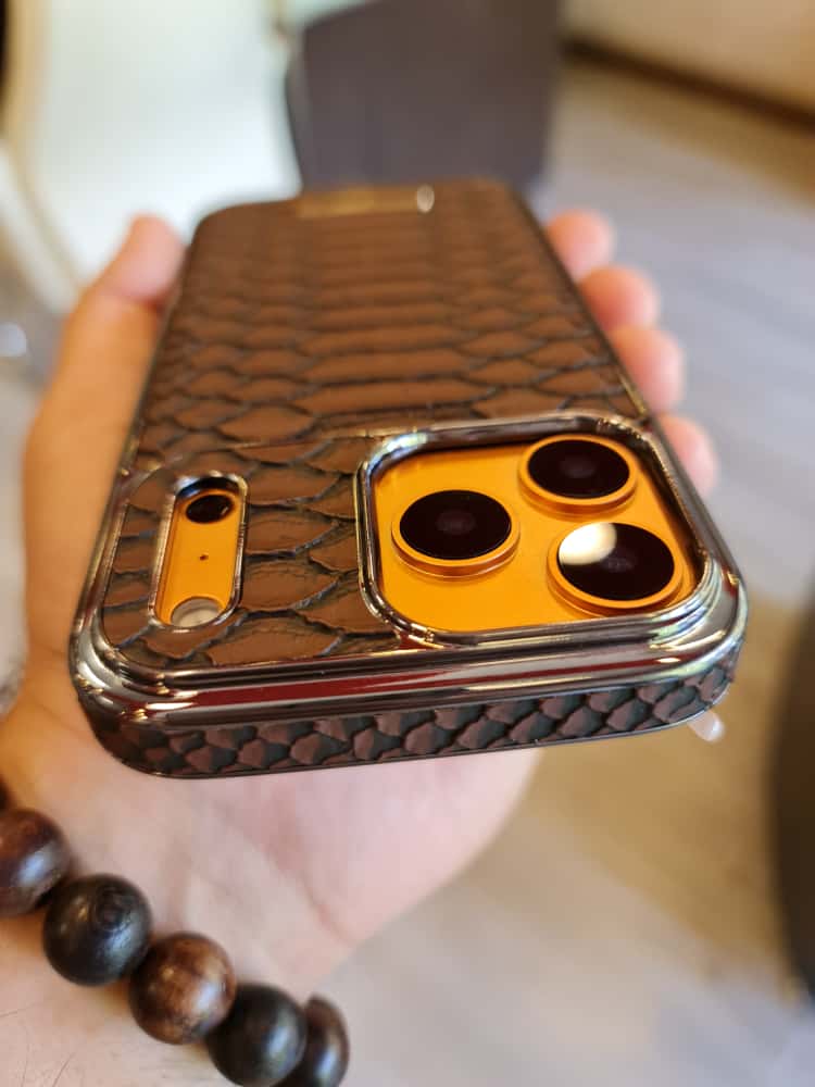 JINDUKA Leather Case Brown