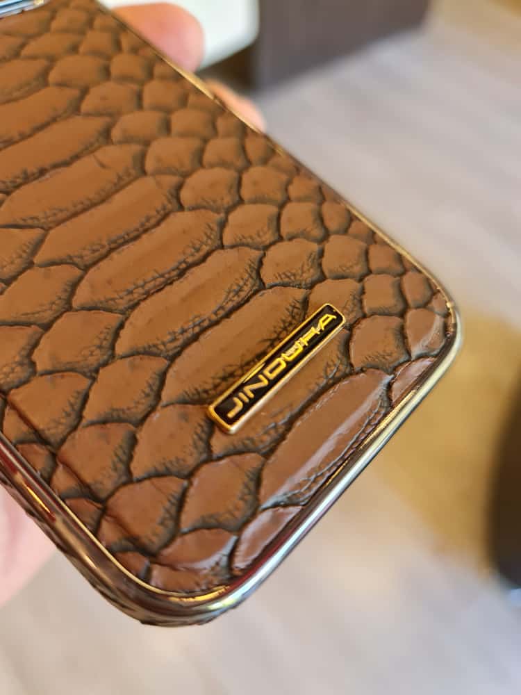 JINDUKA Leather Case Brown