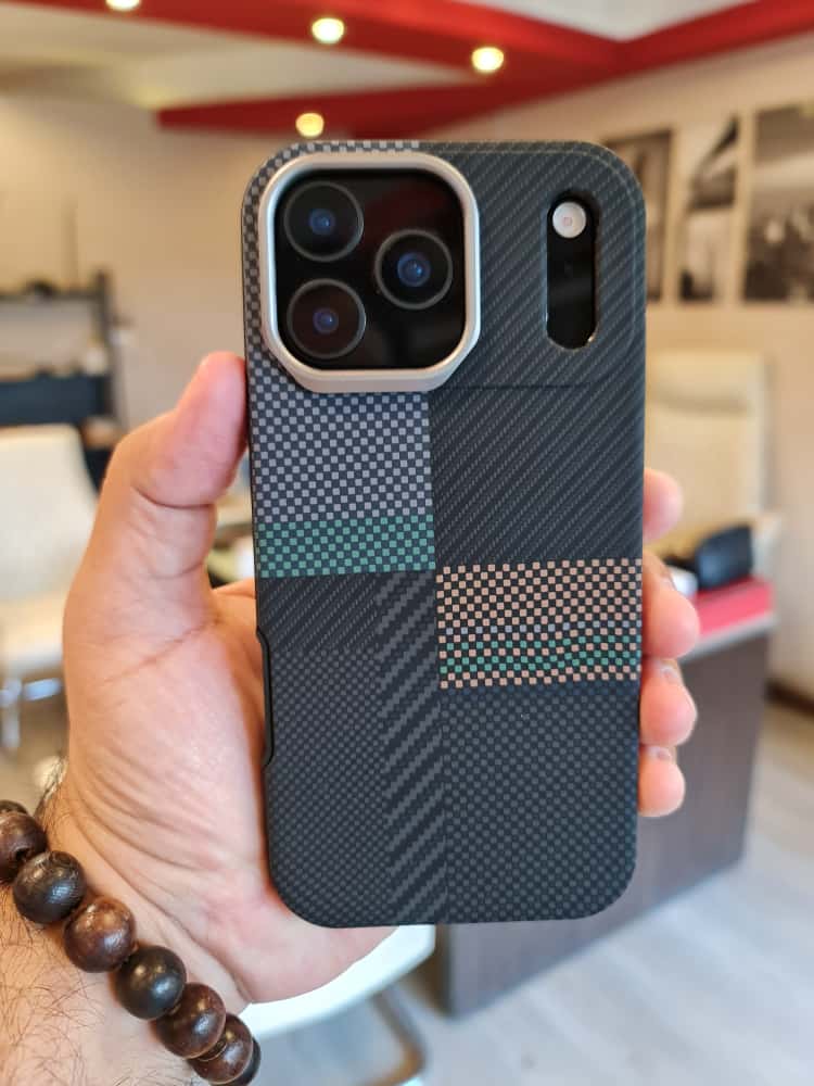 Twin Side Carbon Fiber Magsafe Phone Case