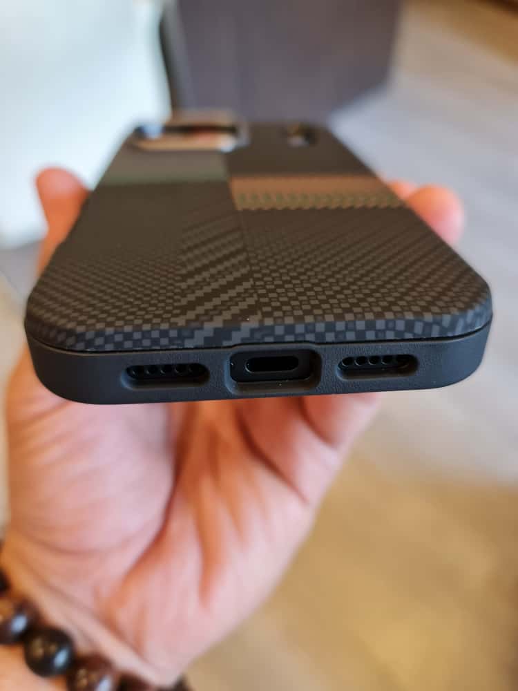 Twin Side Carbon Fiber Magsafe Phone Case