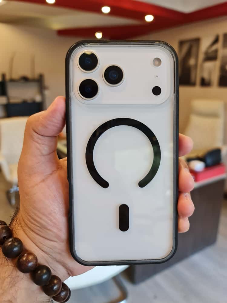 Twin Side Carbon Fiber Magsafe Phone Case (Grey)