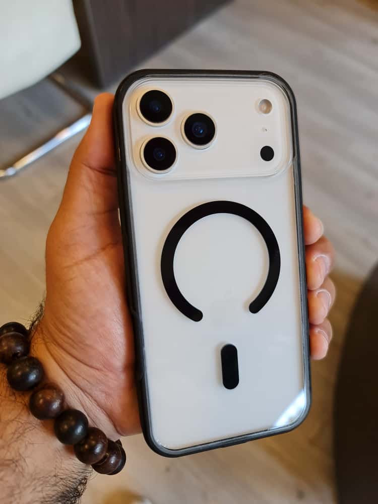 Twin Side Carbon Fiber Magsafe Phone Case (Grey)