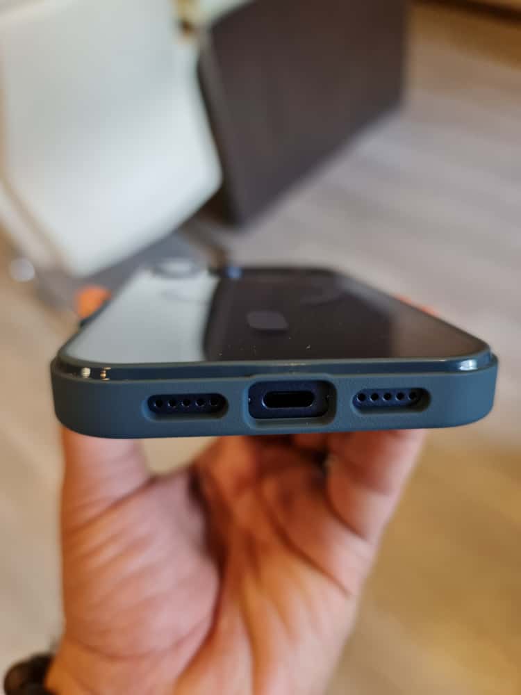 Twin Side Carbon Fiber Magsafe Phone Case (Blue)