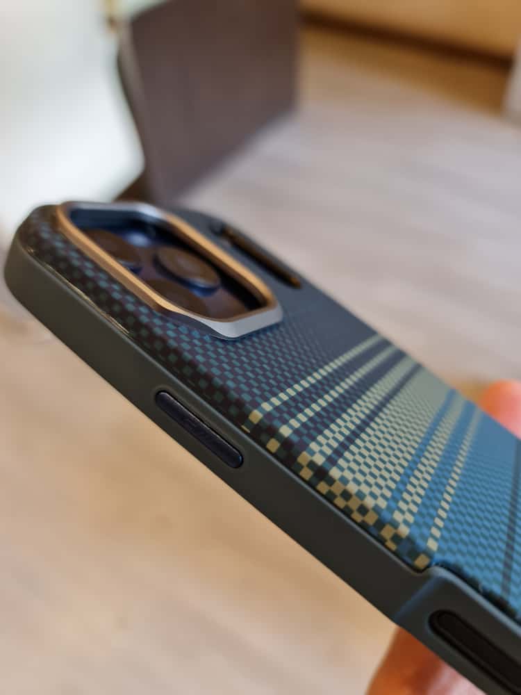 Twin Side Carbon Fiber Magsafe Phone Case (Blue)