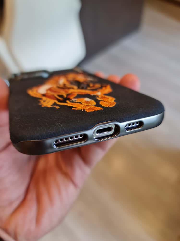 RMBMAX Embroidery Leather  Frame Lens Case horse