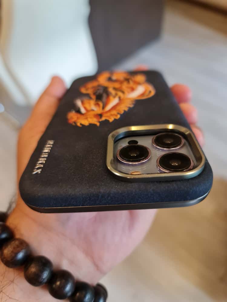 RMBMAX Embroidery Leather  Frame Lens Case horse