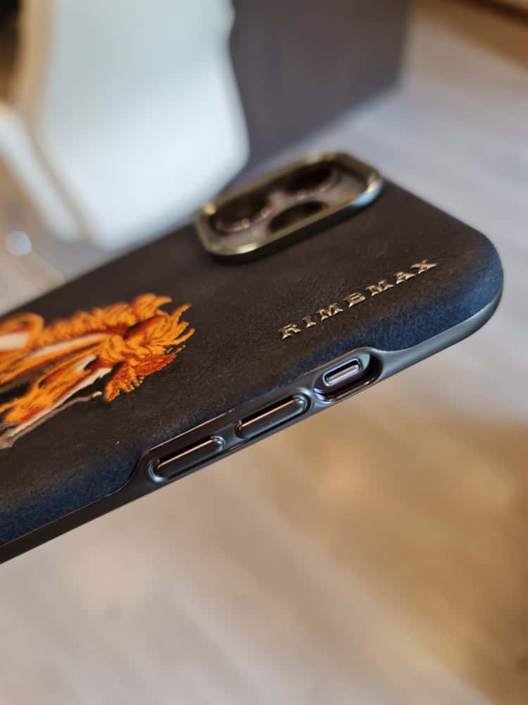 RMBMAX Embroidery Leather  Frame Lens Case horse