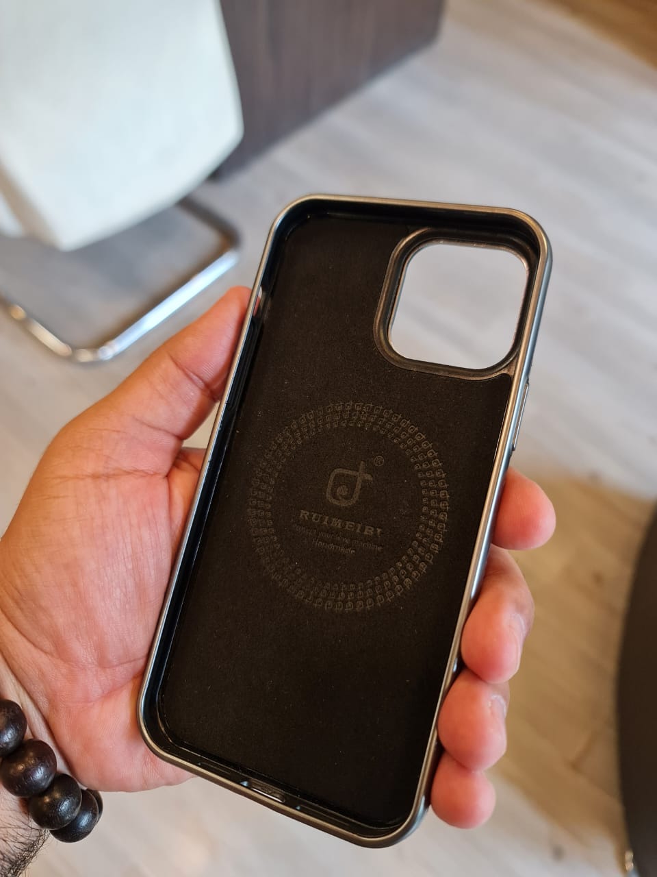 RMBMAX Embroidery Leather  Frame Lens Case deer