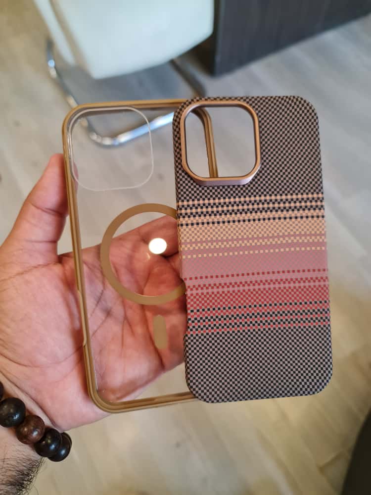 Twin Side Carbon Fiber Magsafe Phone Case For iPhone