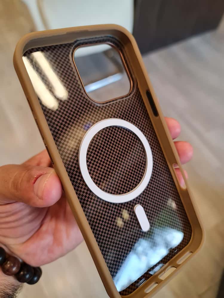 Twin Side Carbon Fiber Magsafe Phone Case For iPhone