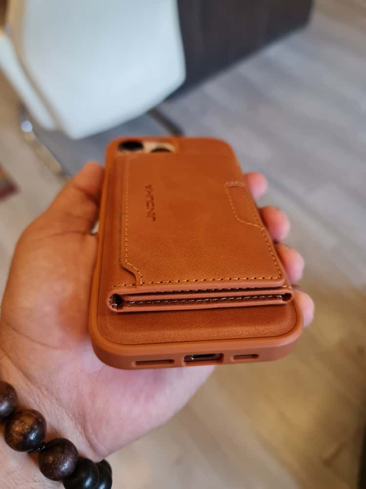 JINDUKA Leather Phone Case for iPhone