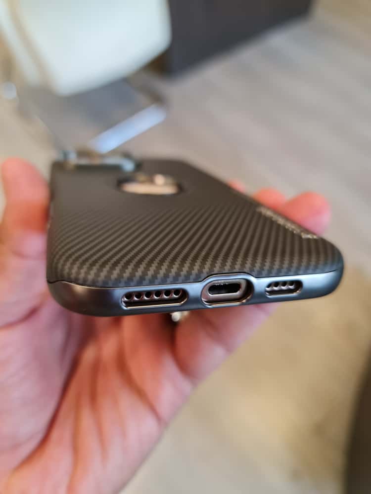 RIMBMAX Luxury glazed carbon case For Iphone